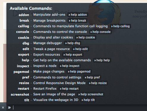 Developer Toolbar Hint