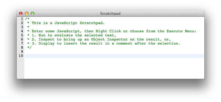 Scratchpad